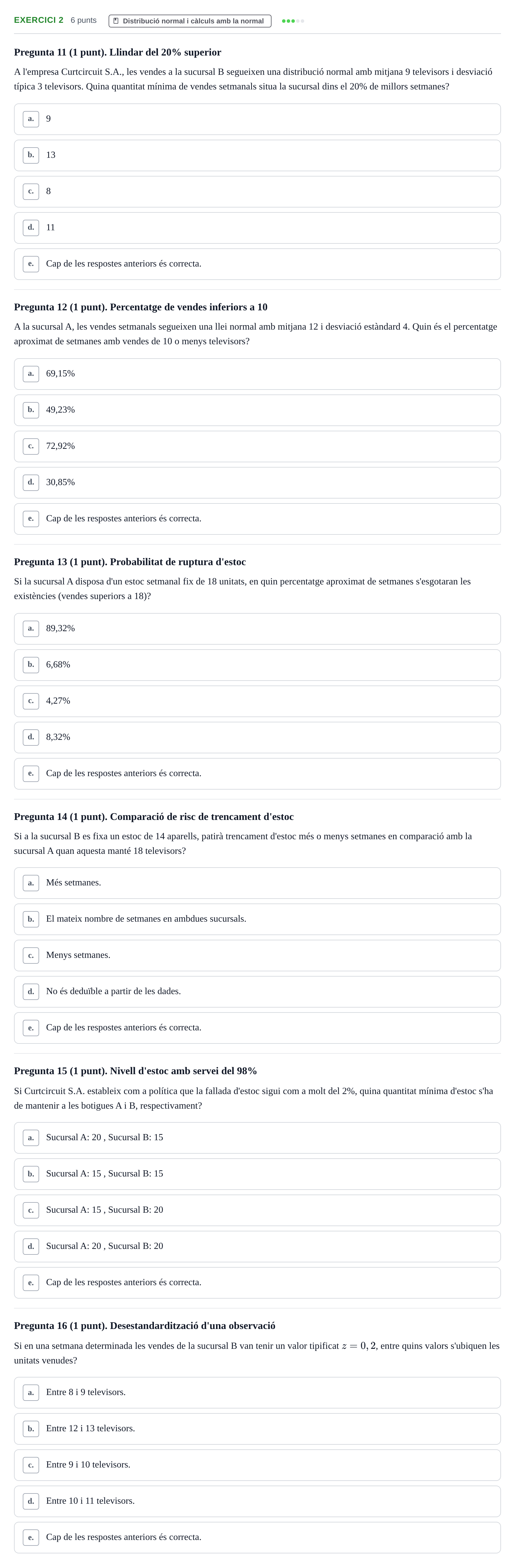 Enunciado: Exercici 2 - Distribució normal · Anàlisi de Dades UPF 2012