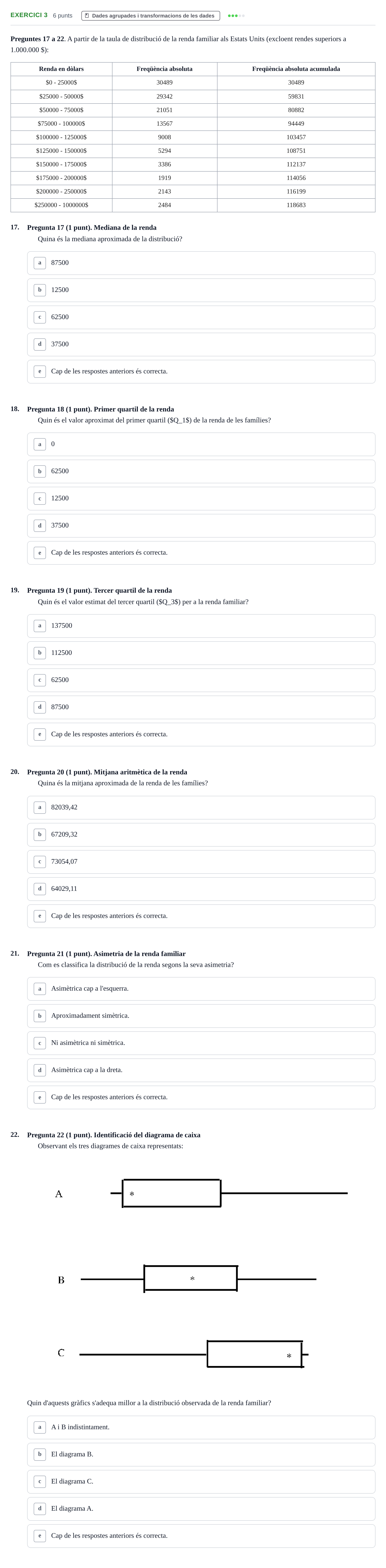 Enunciado: Exercici 3 - Dades agrupades · Anàlisi de Dades UPF 2012