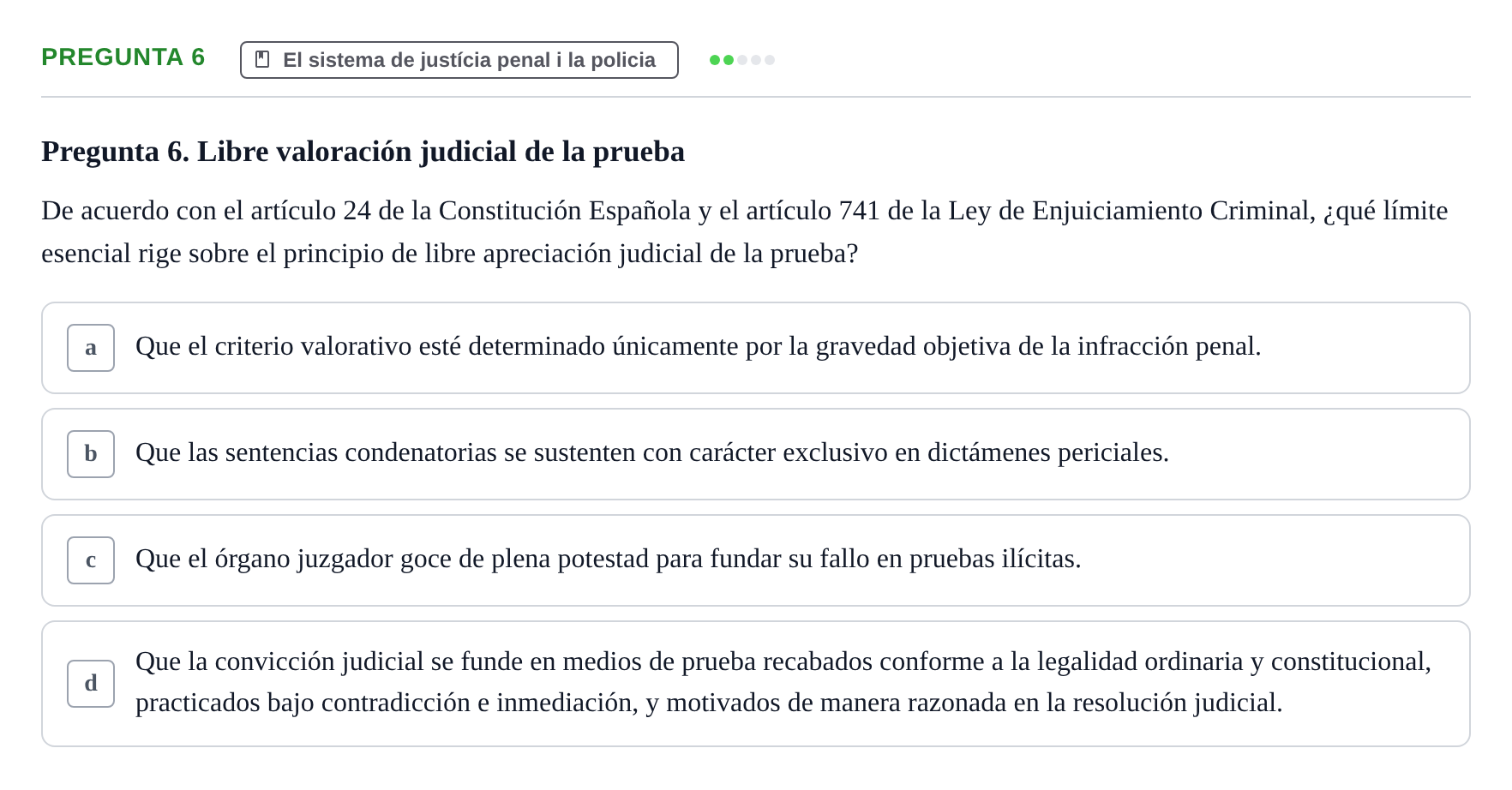 Enunciado: Pregunta 6
