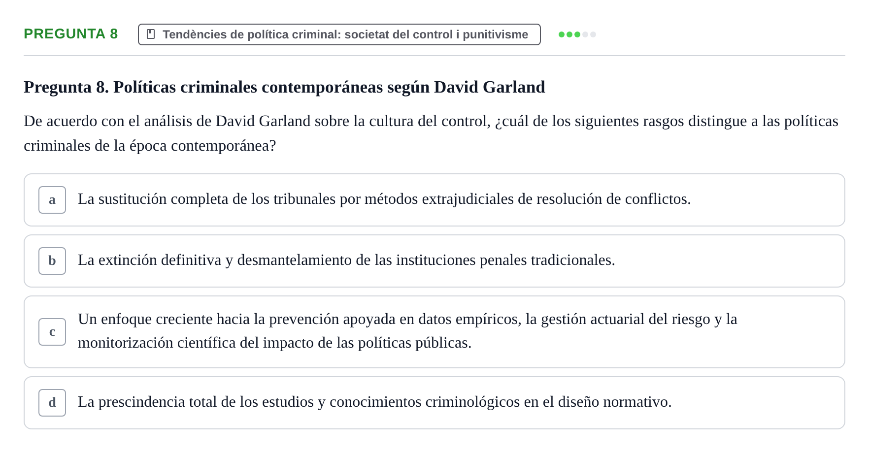 Enunciado: Pregunta 8