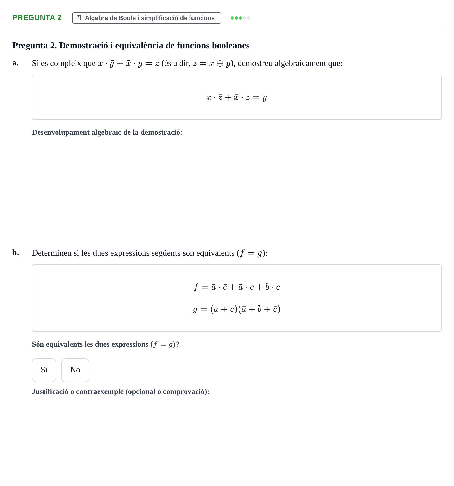 Enunciado: Pregunta 2 · Estructura de Computadors I UDL 2018