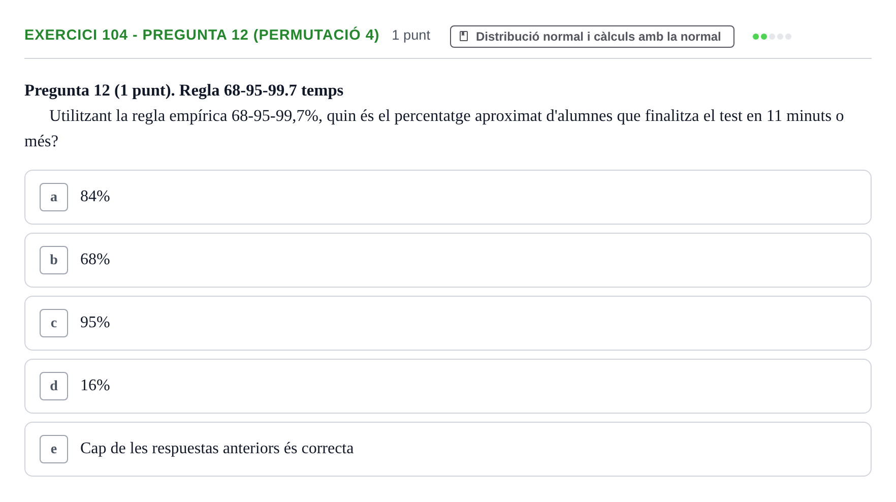 Enunciado: Ejercicio 104 - Pregunta 12 (Permutació 4) · Anàlisi de Dades UPF 2014