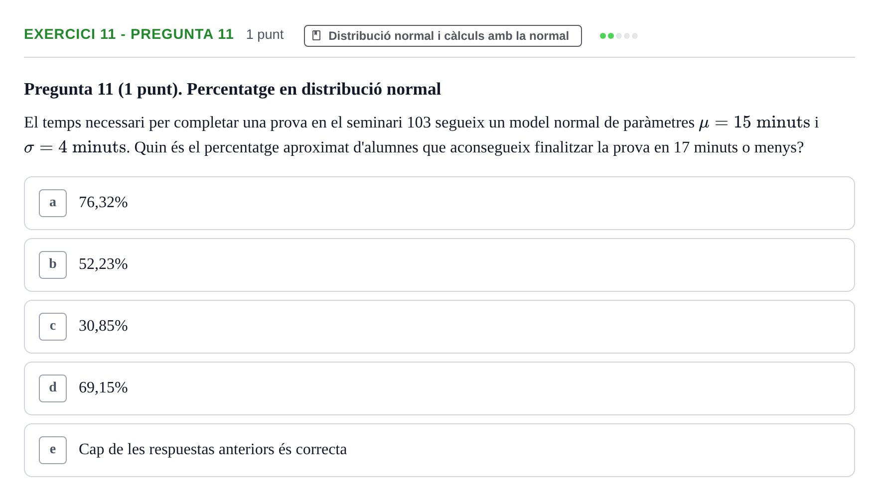 Enunciado: Ejercicio 11 - Pregunta 11 · Anàlisi de Dades UPF 2014