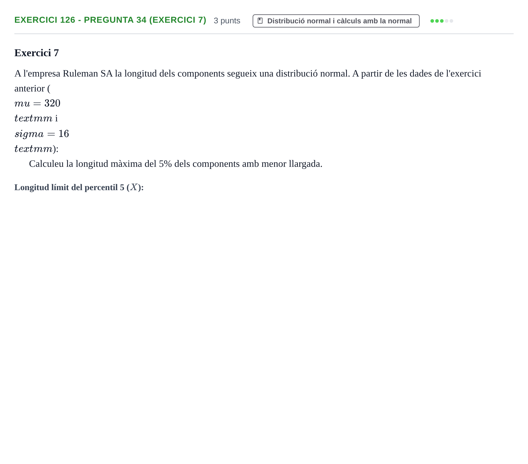 Enunciado: Ejercicio 126 - Pregunta 34 (Exercici 7) · Anàlisi de Dades UPF 2014