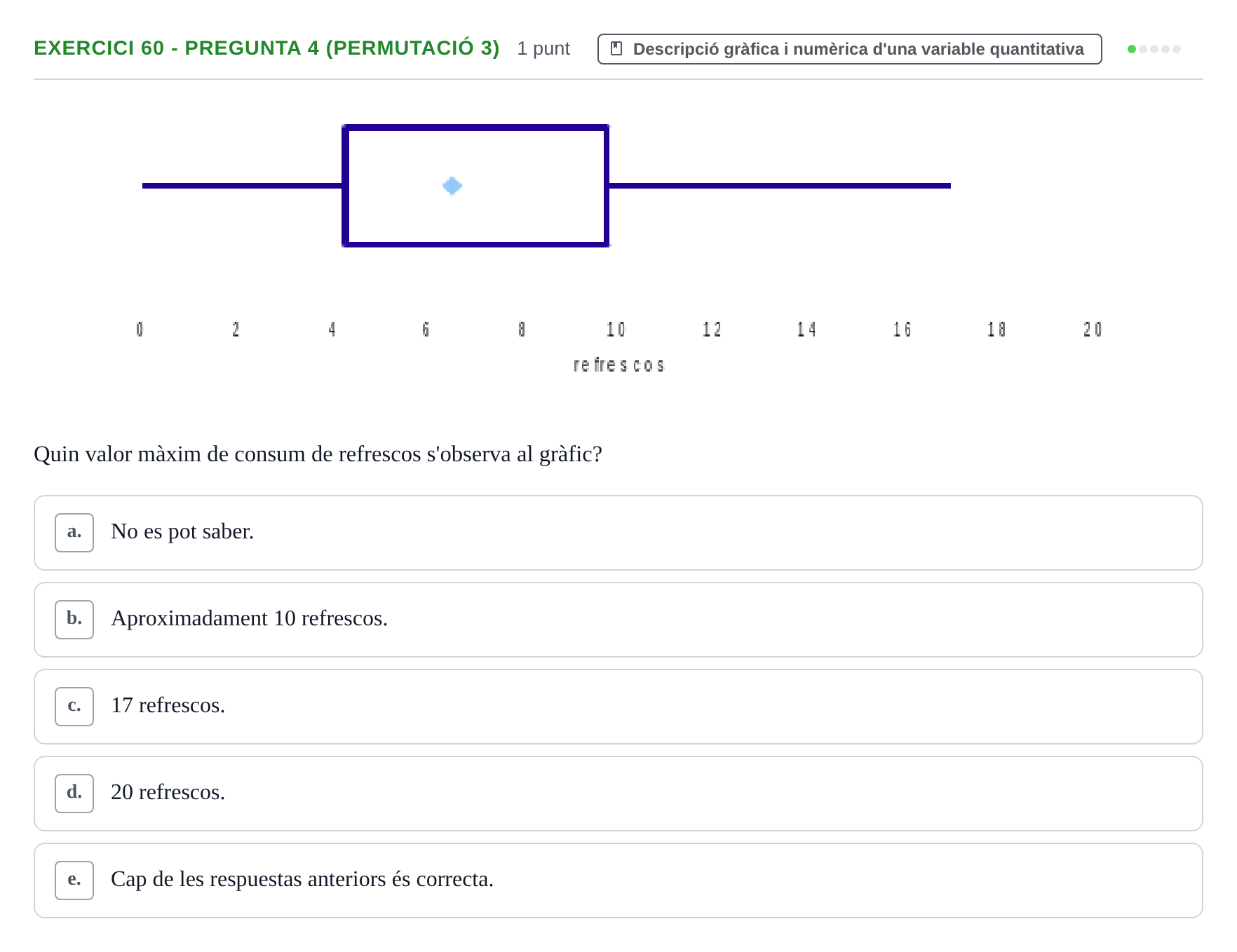 Enunciado: Ejercicio 60 - Pregunta 4 (Permutació 3) · Anàlisi de Dades UPF 2014