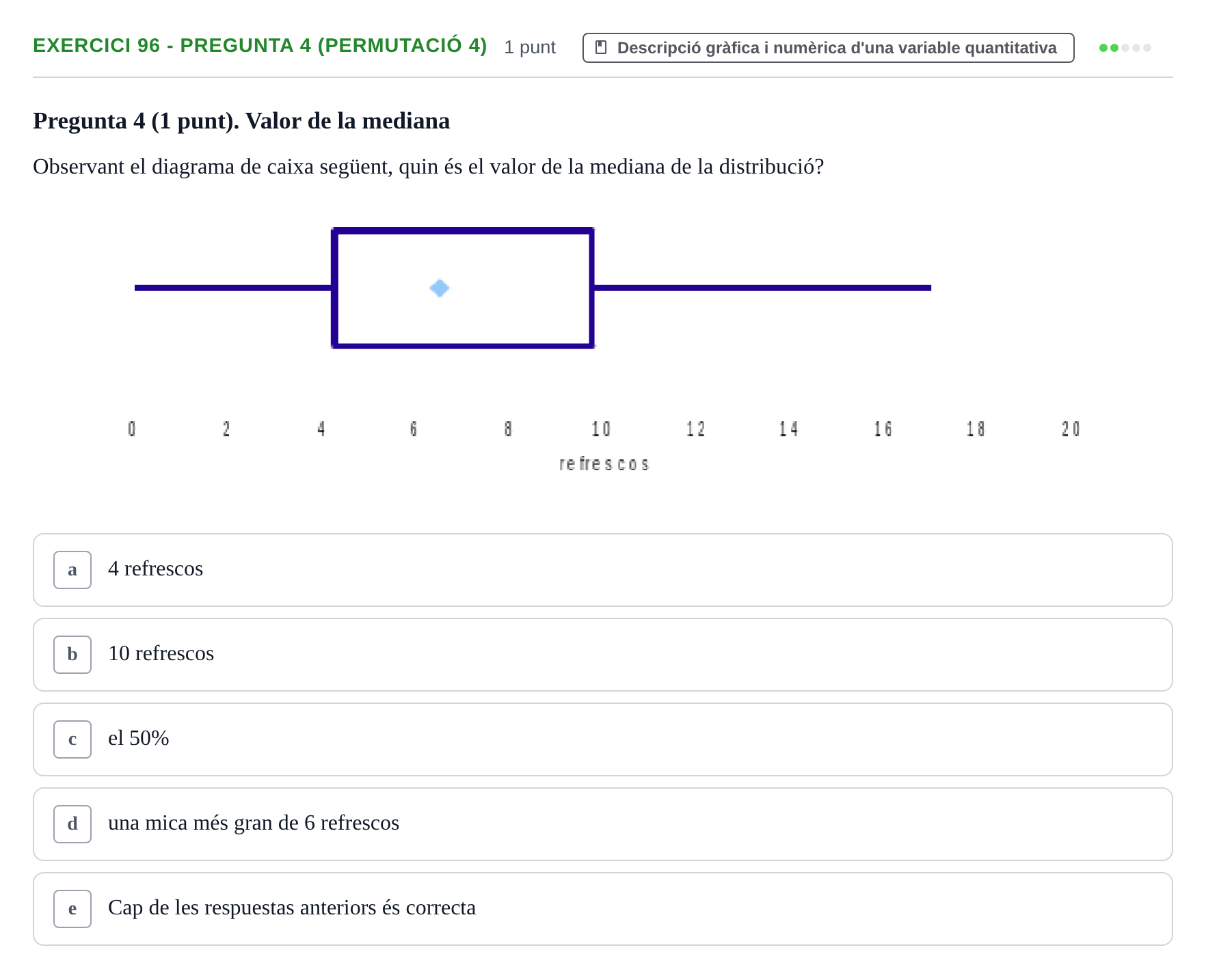 Enunciado: Ejercicio 96 - Pregunta 4 (Permutació 4) · Anàlisi de Dades UPF 2014