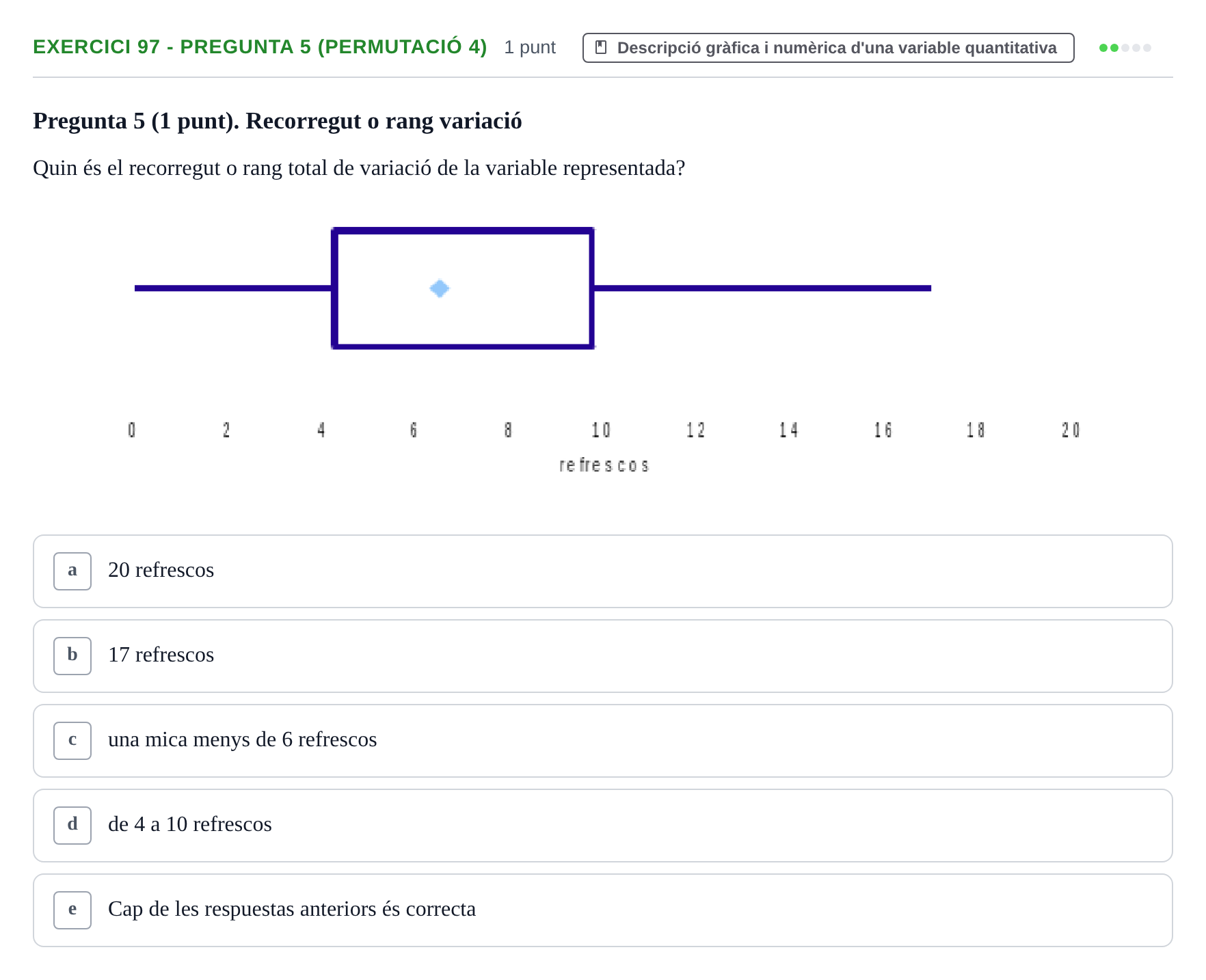 Enunciado: Ejercicio 97 - Pregunta 5 (Permutació 4) · Anàlisi de Dades UPF 2014