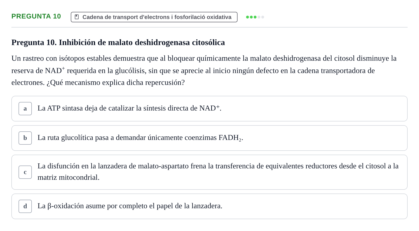 Enunciado: Pregunta 10