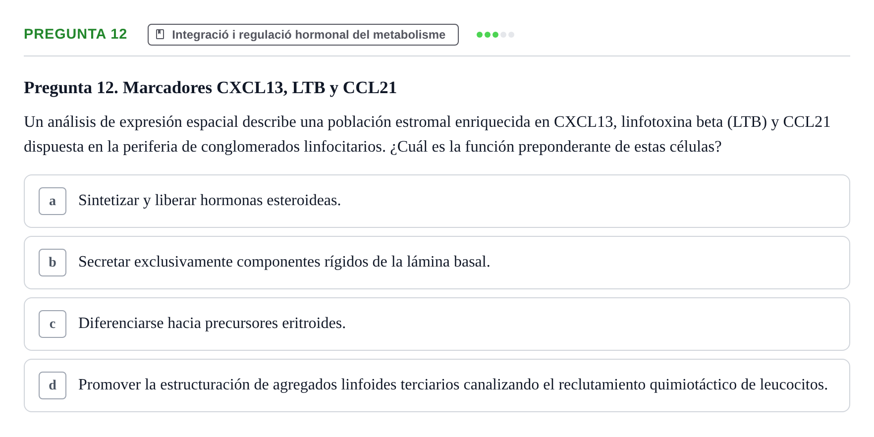 Enunciado: Pregunta 12