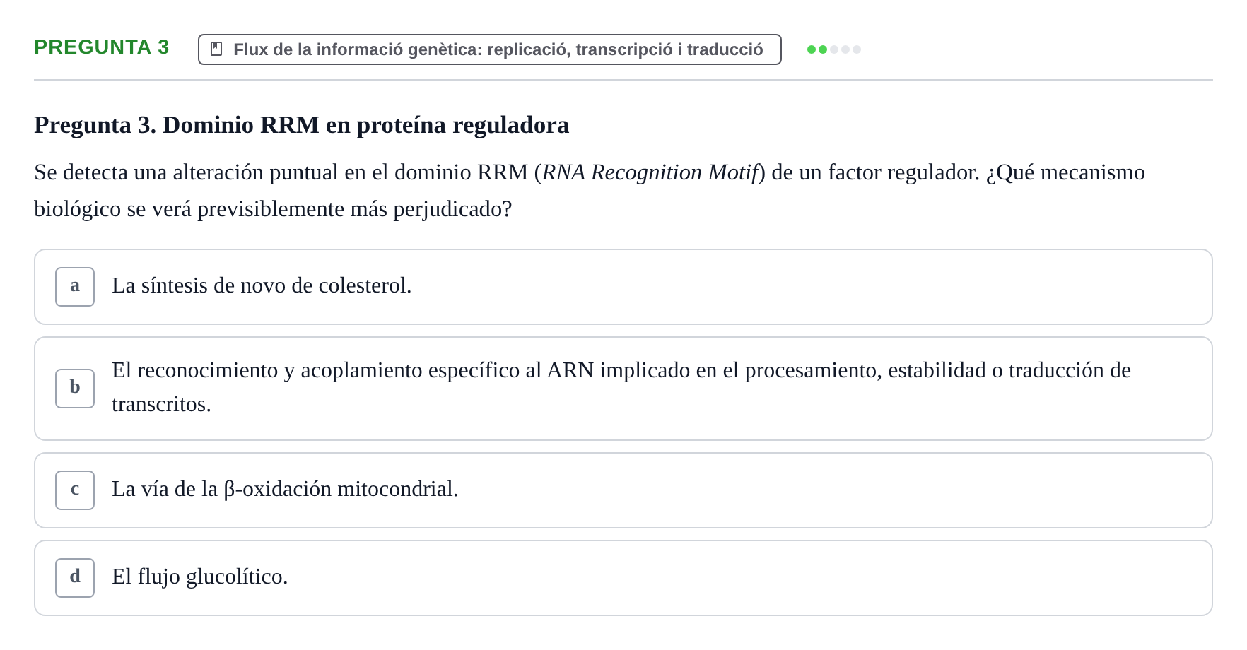 Enunciado: Pregunta 3
