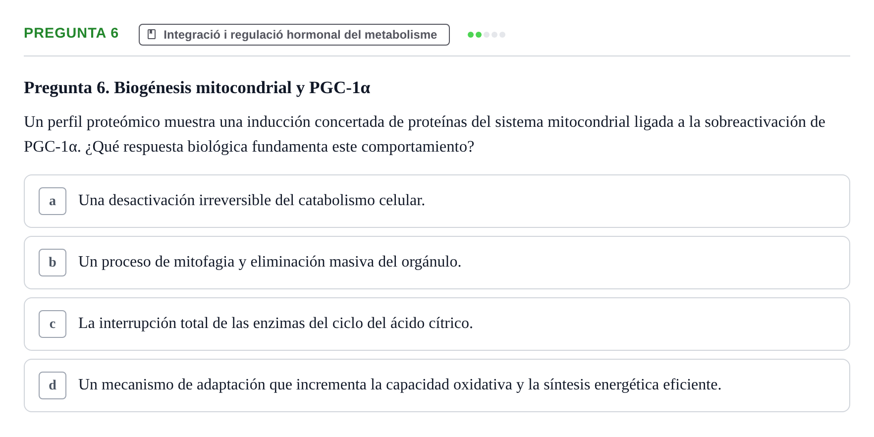 Enunciado: Pregunta 6