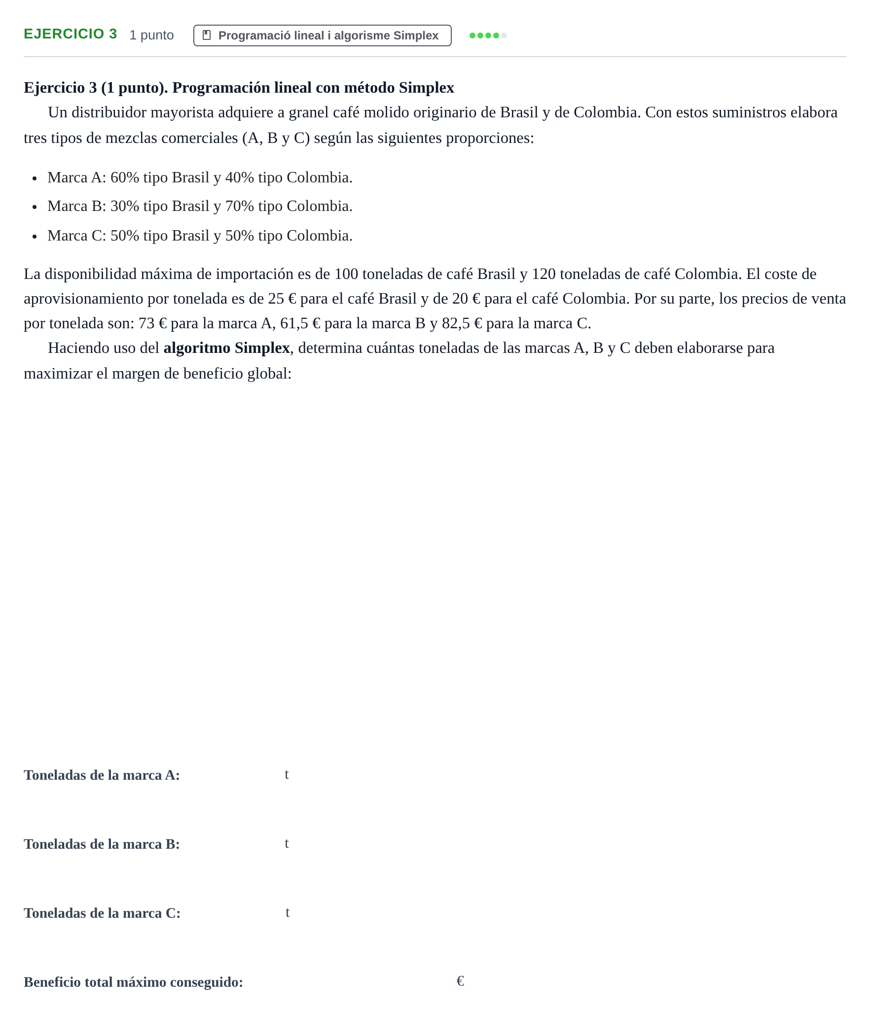 Enunciado: Ejercicio 3 · Organització i Gestió d'Empreses UAB 2018