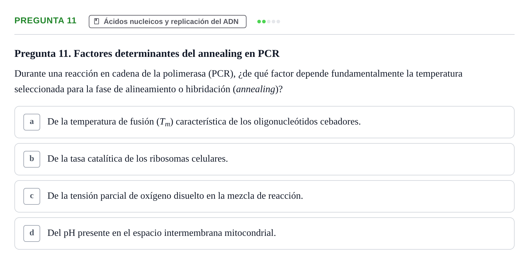 Enunciado: Pregunta 11