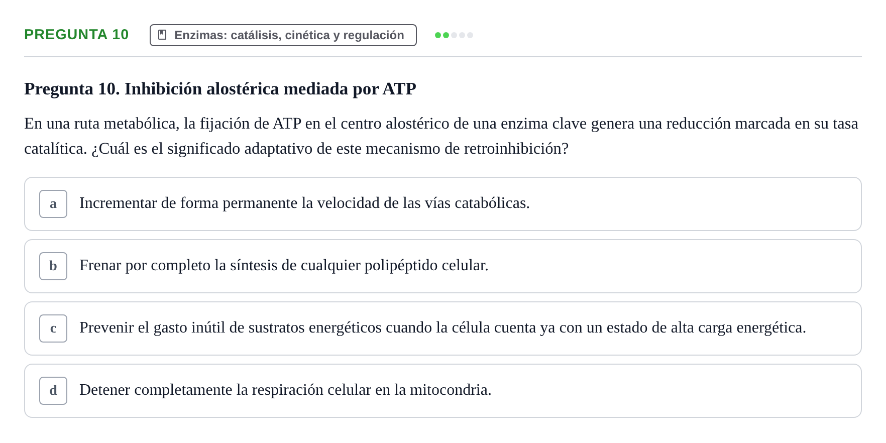 Enunciado: Pregunta 10