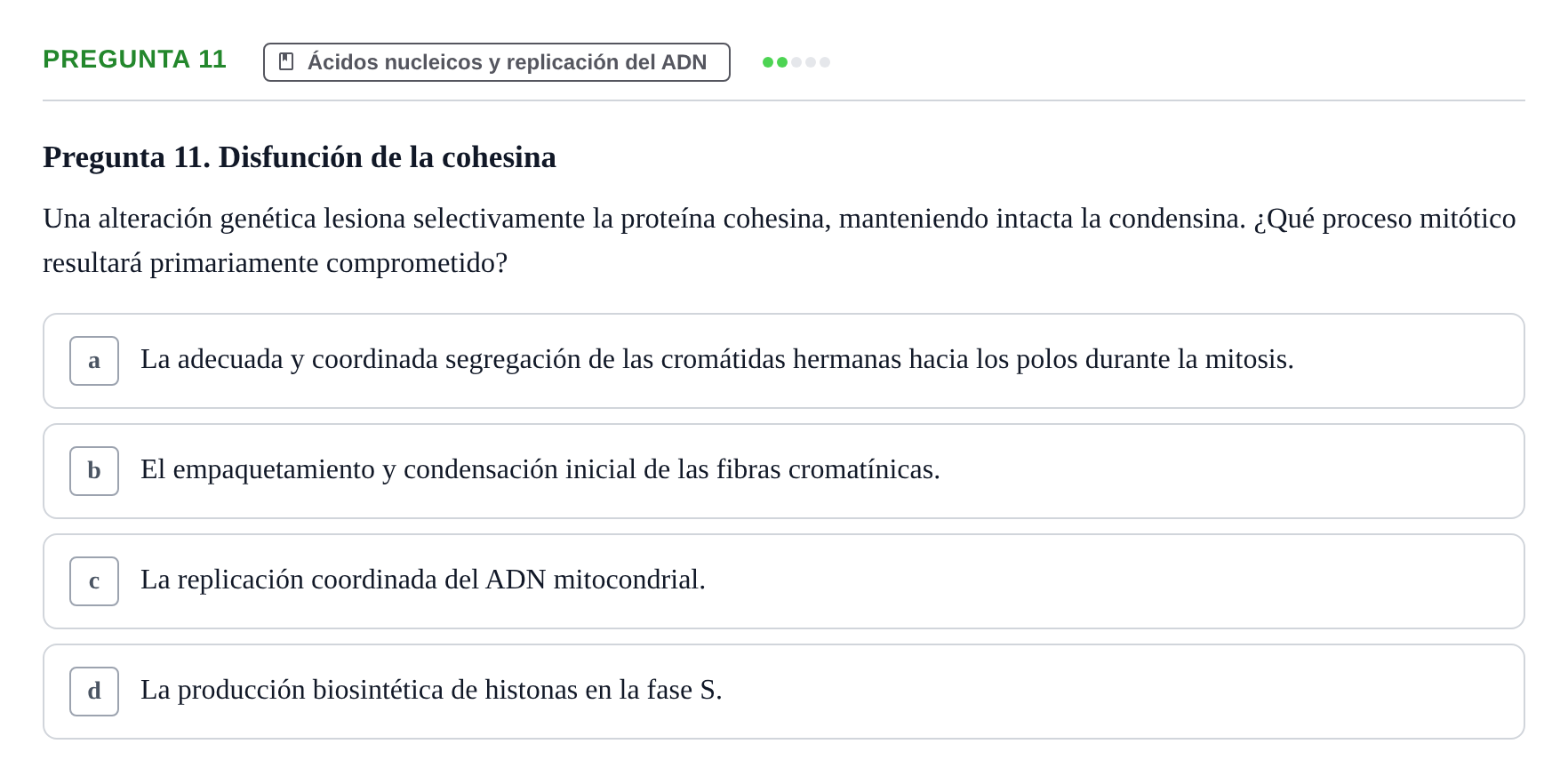 Enunciado: Pregunta 11