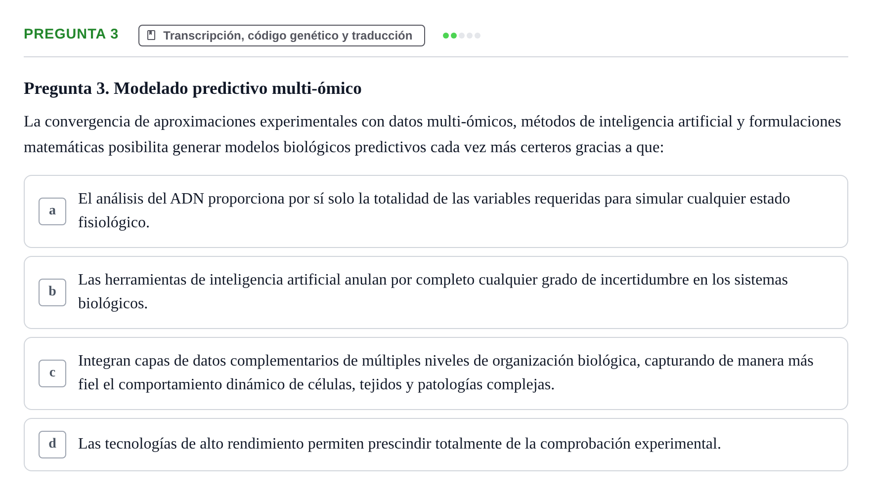 Enunciado: Pregunta 3
