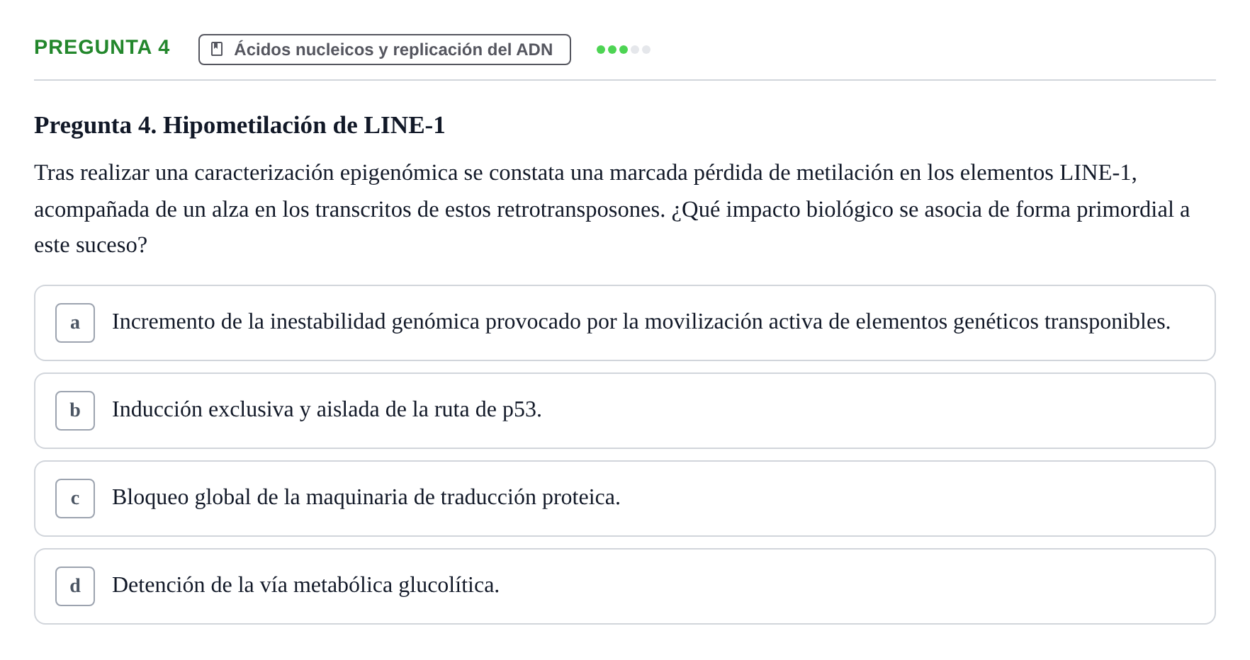 Enunciado: Pregunta 4