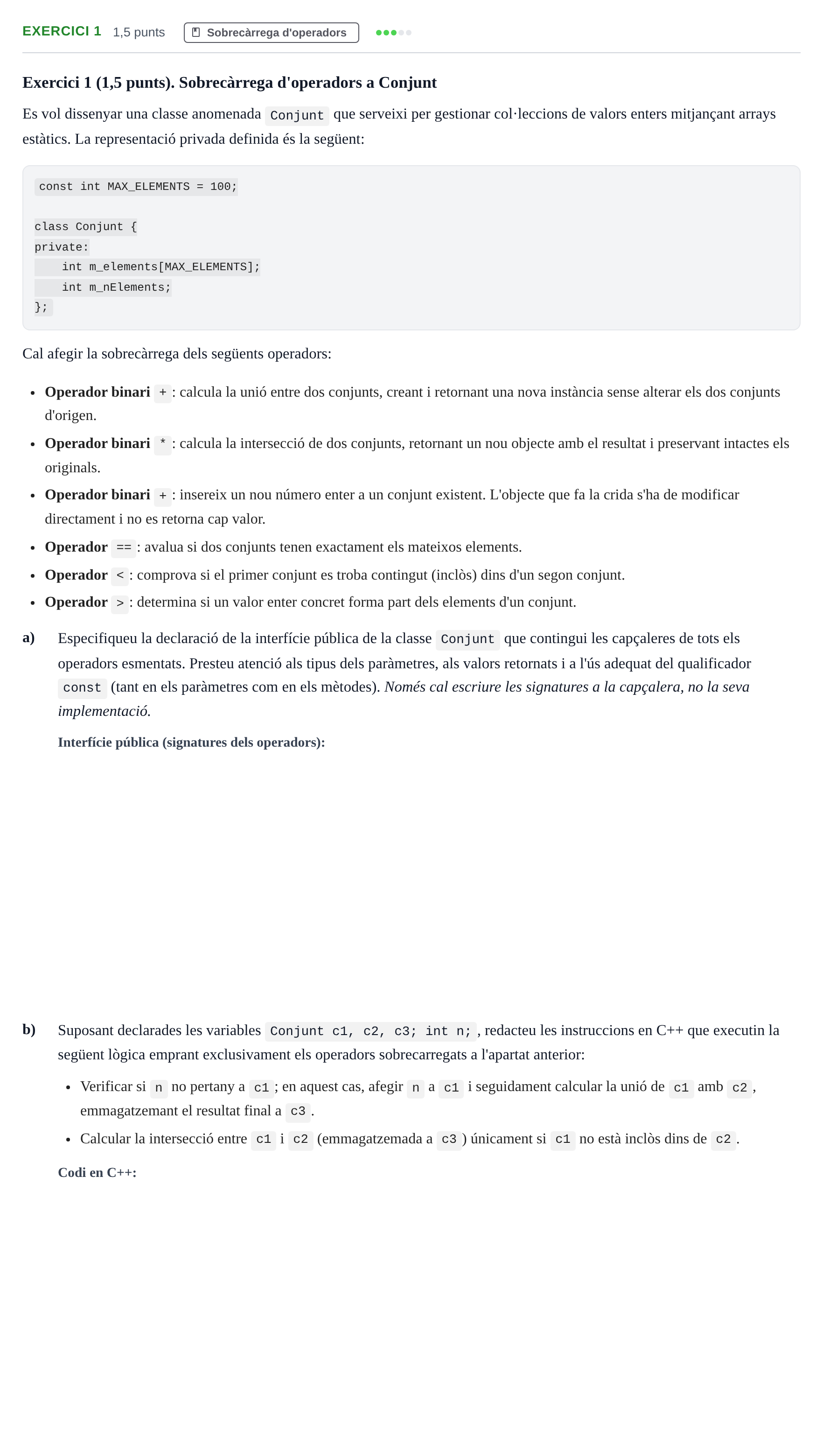 Enunciado: Exercici 1 · Metodologia de la Programació UAB 2024