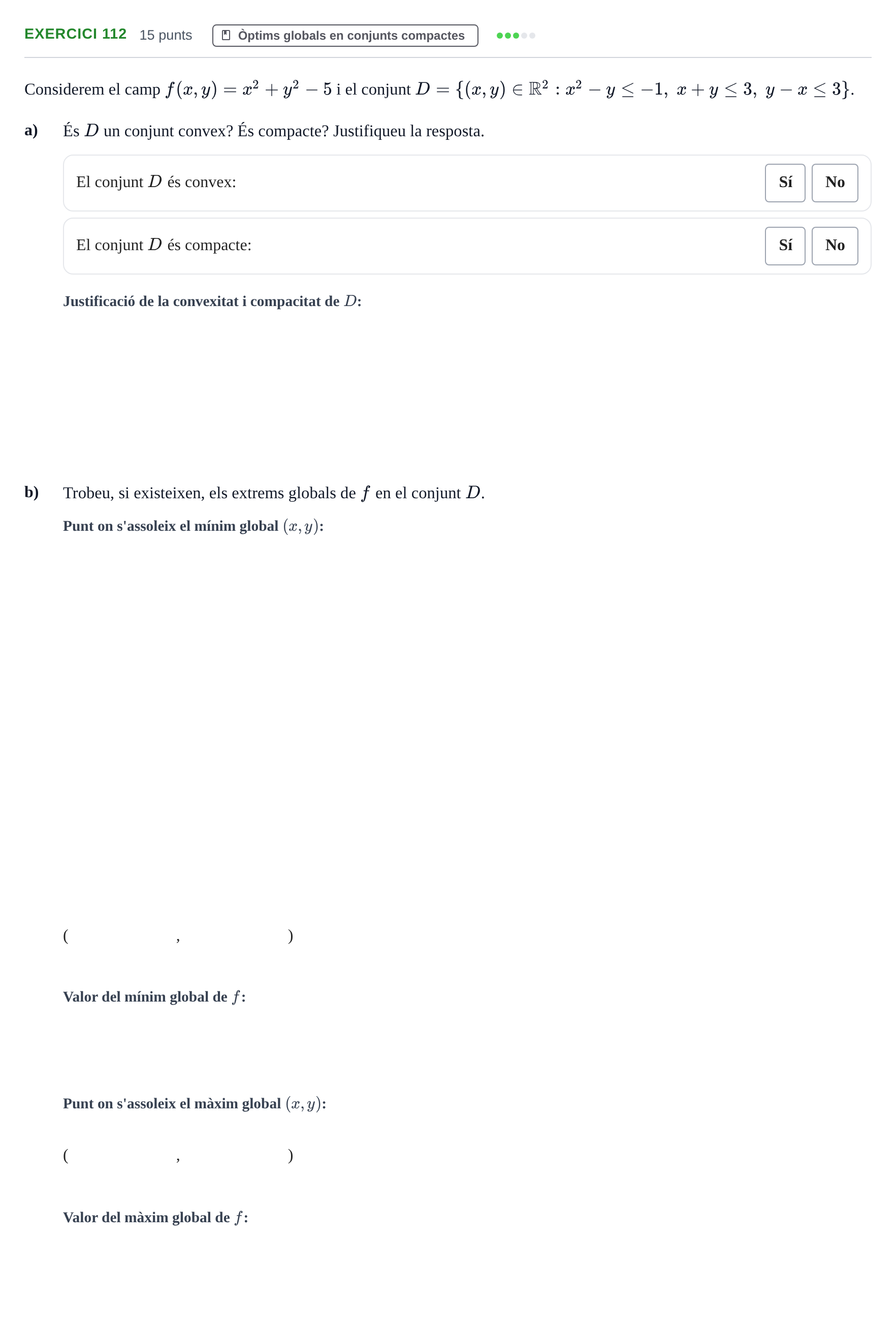 Enunciado: Problema 112 · Matemàtiques Ii UPF 2012