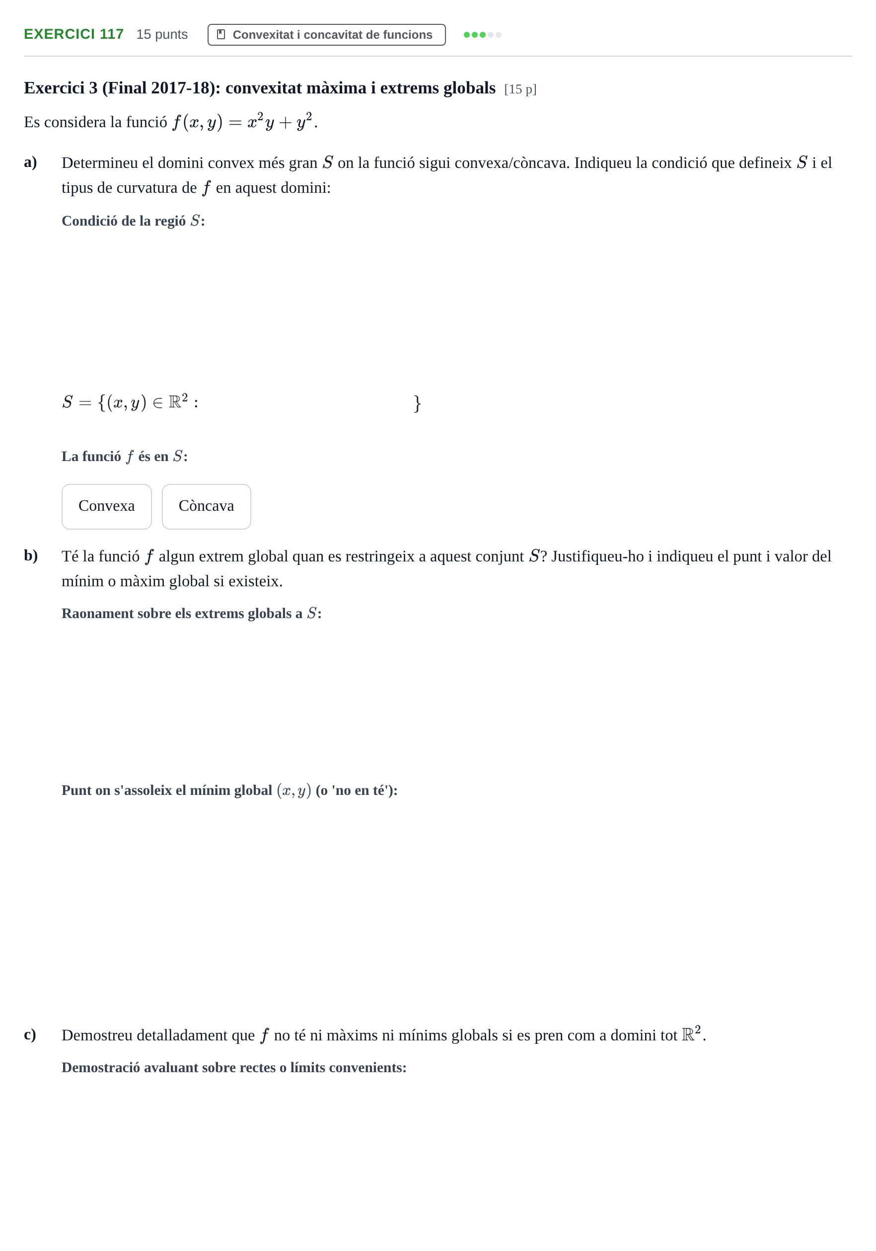 Enunciado: Problema 117 · Matemàtiques Ii UPF 2012