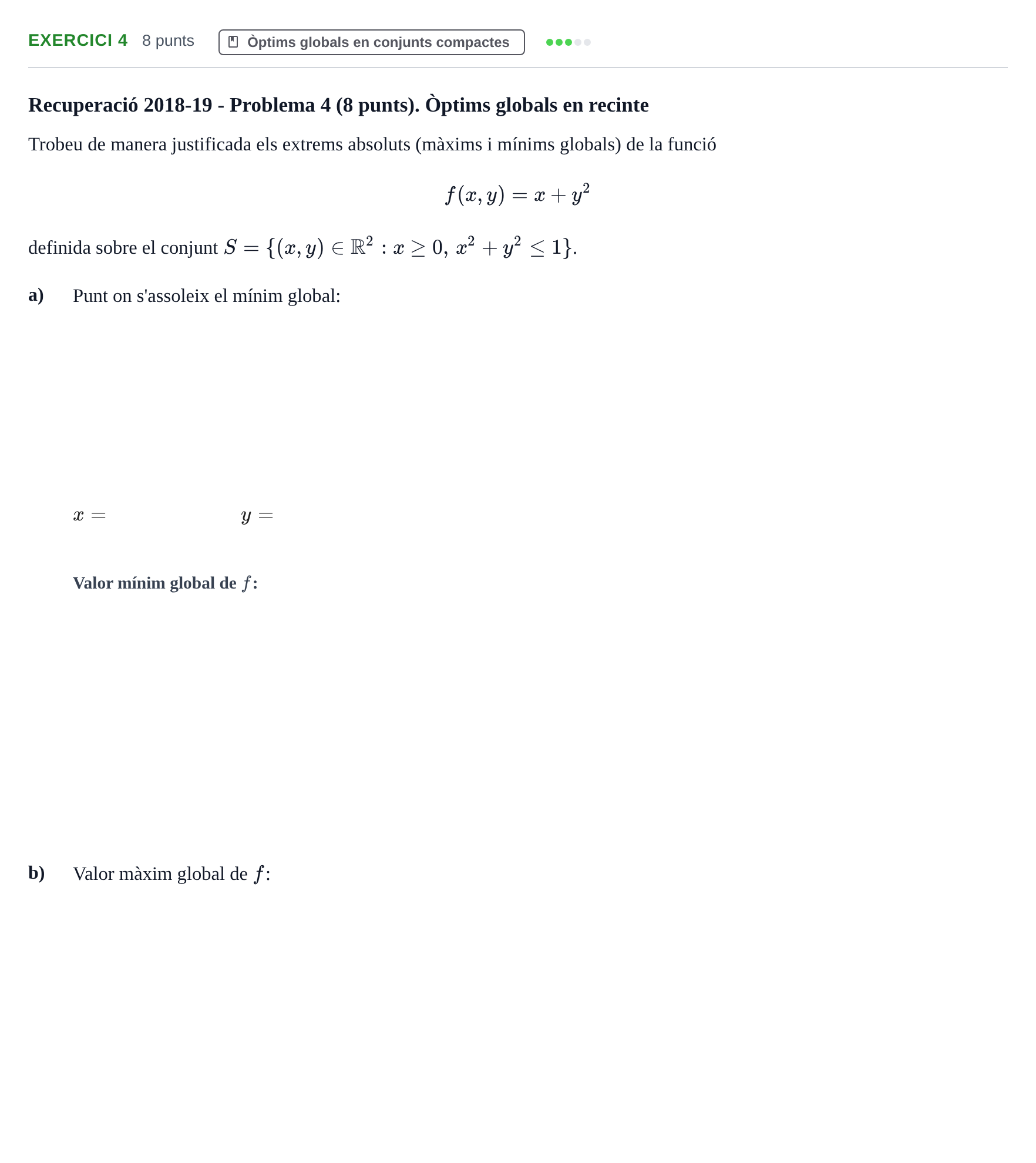 Enunciado: Problema 4 · Matemàtiques Ii UPF 2012