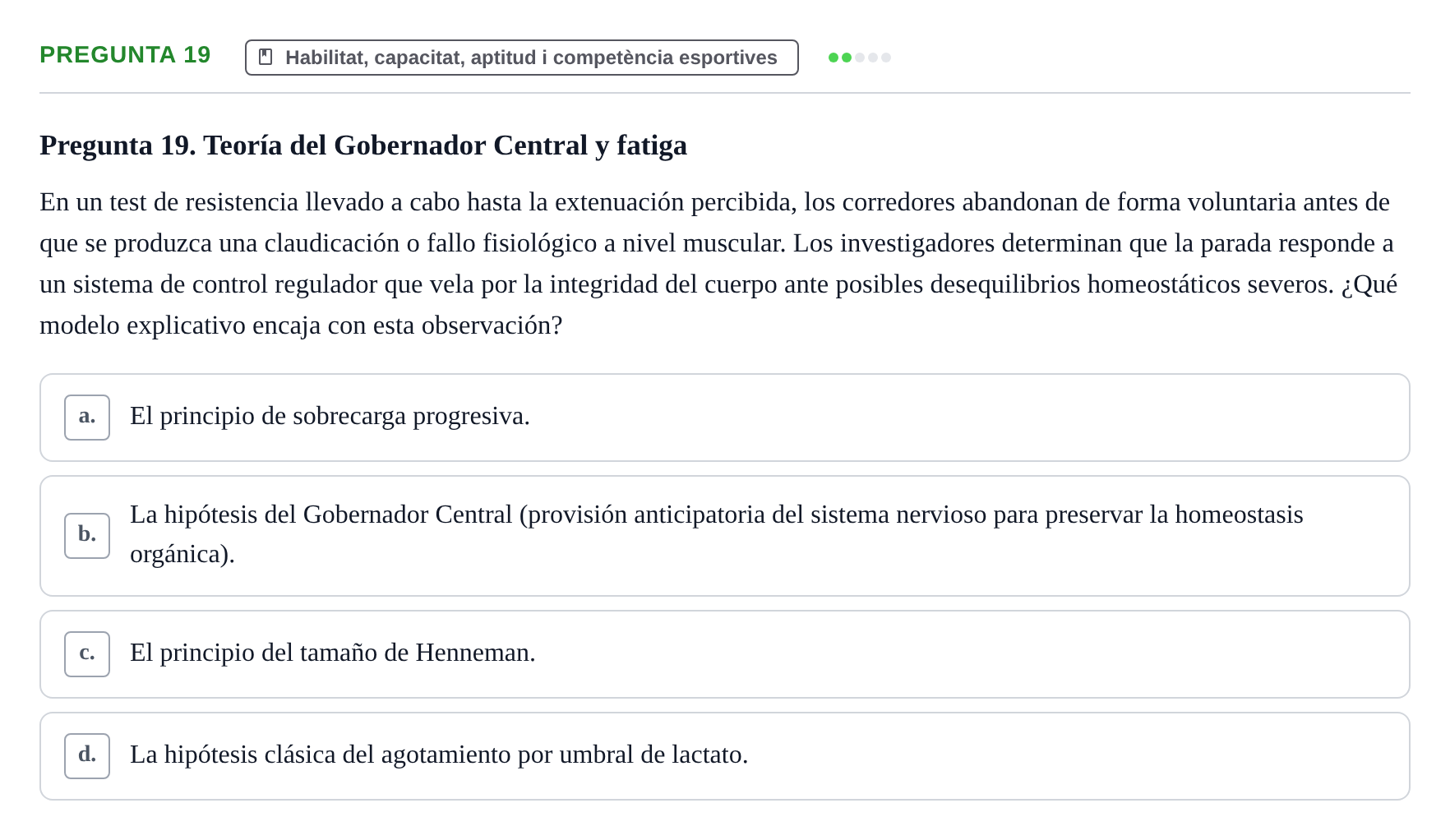 Enunciado: Pregunta 19