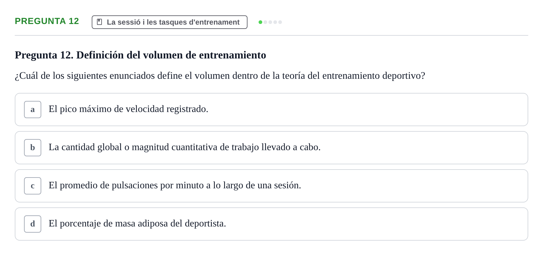 Enunciado: Pregunta 12