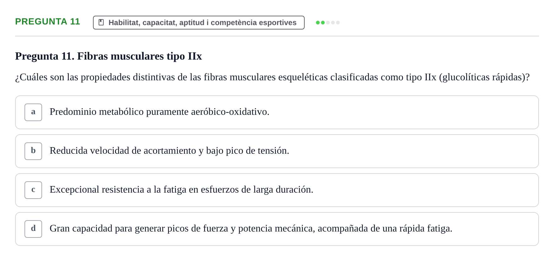 Enunciado: Pregunta 11