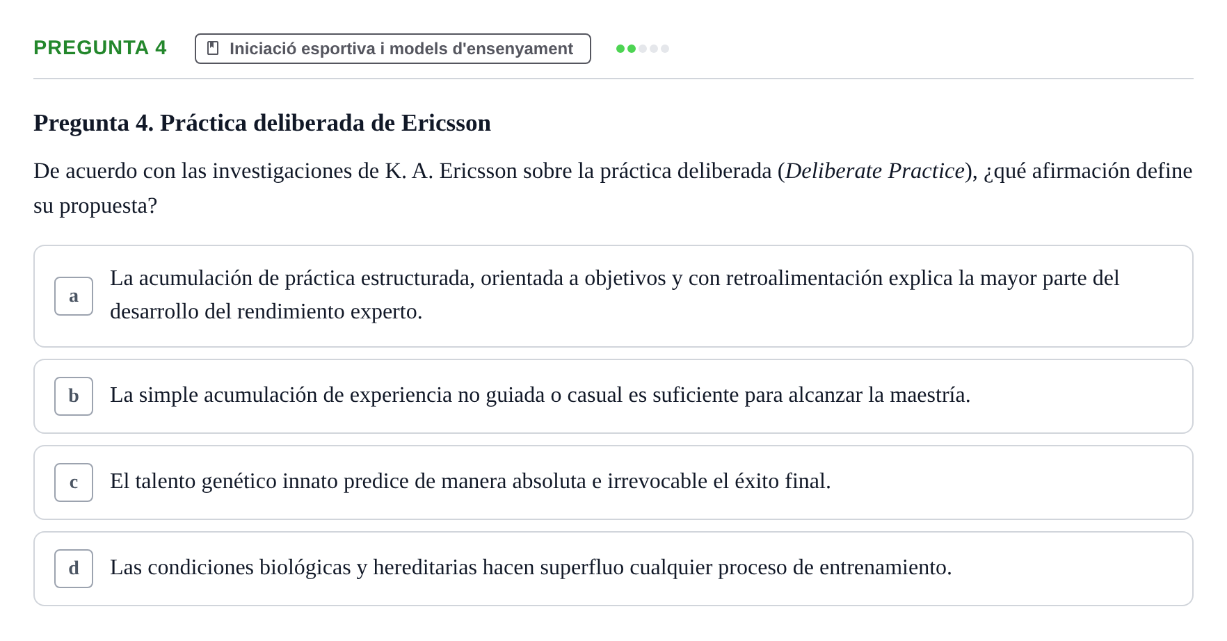 Enunciado: Pregunta 4