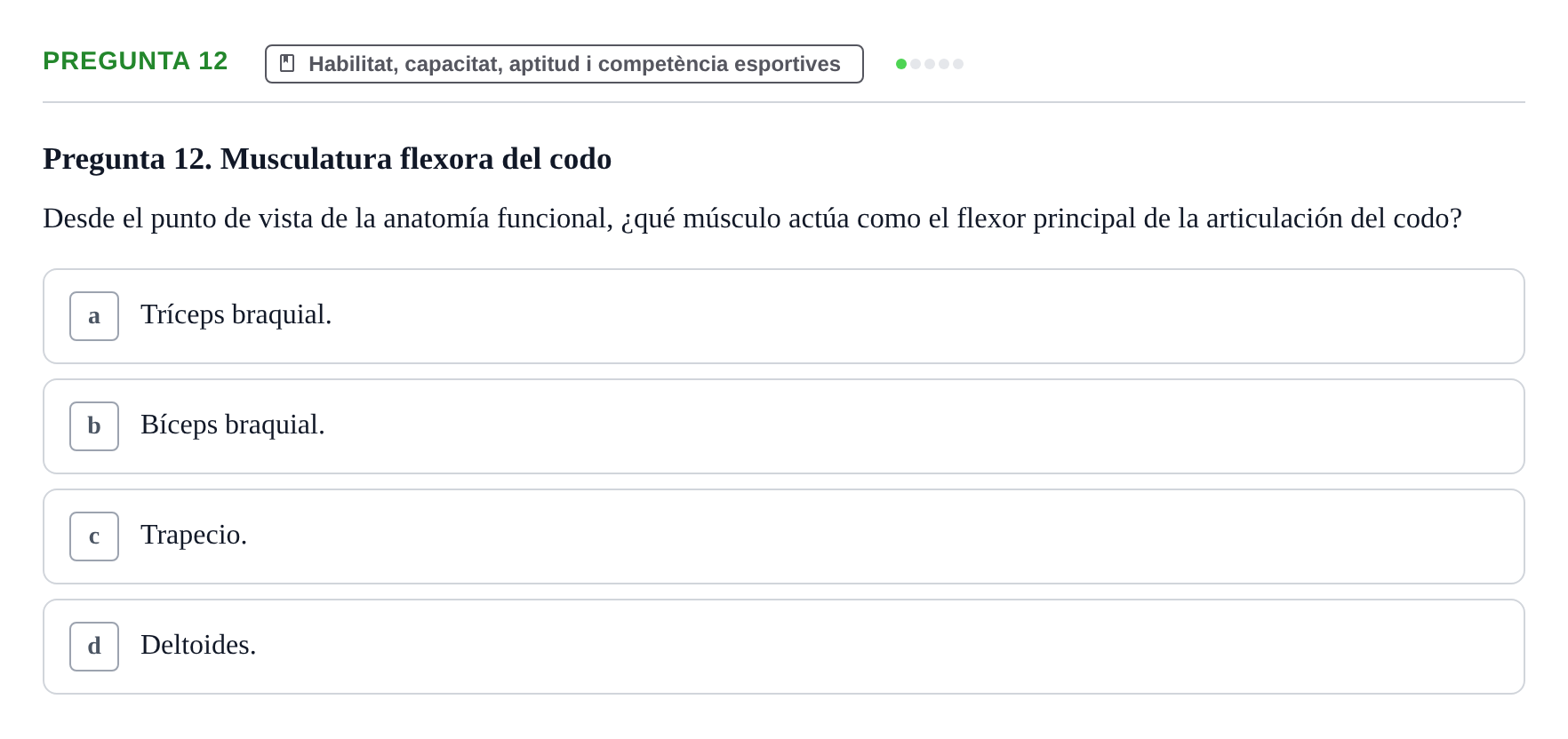 Enunciado: Pregunta 12