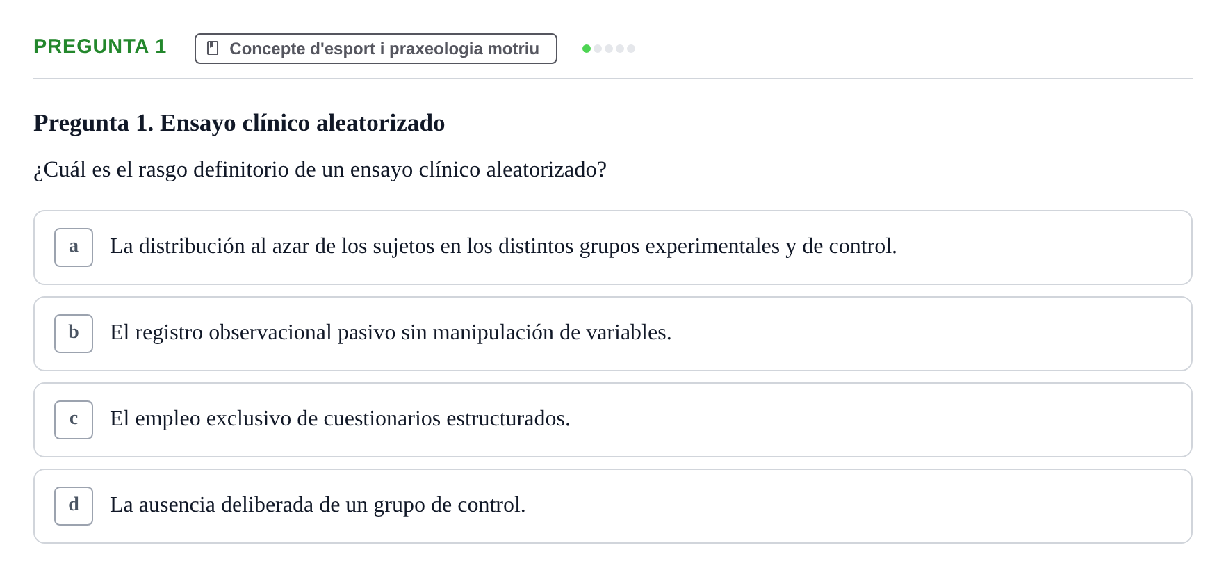 Enunciado: Pregunta 1