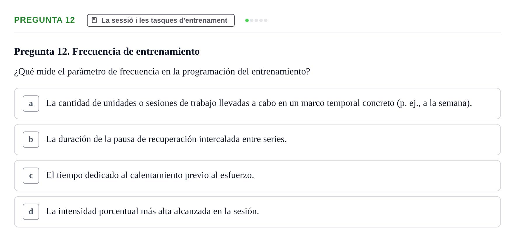 Enunciado: Pregunta 12