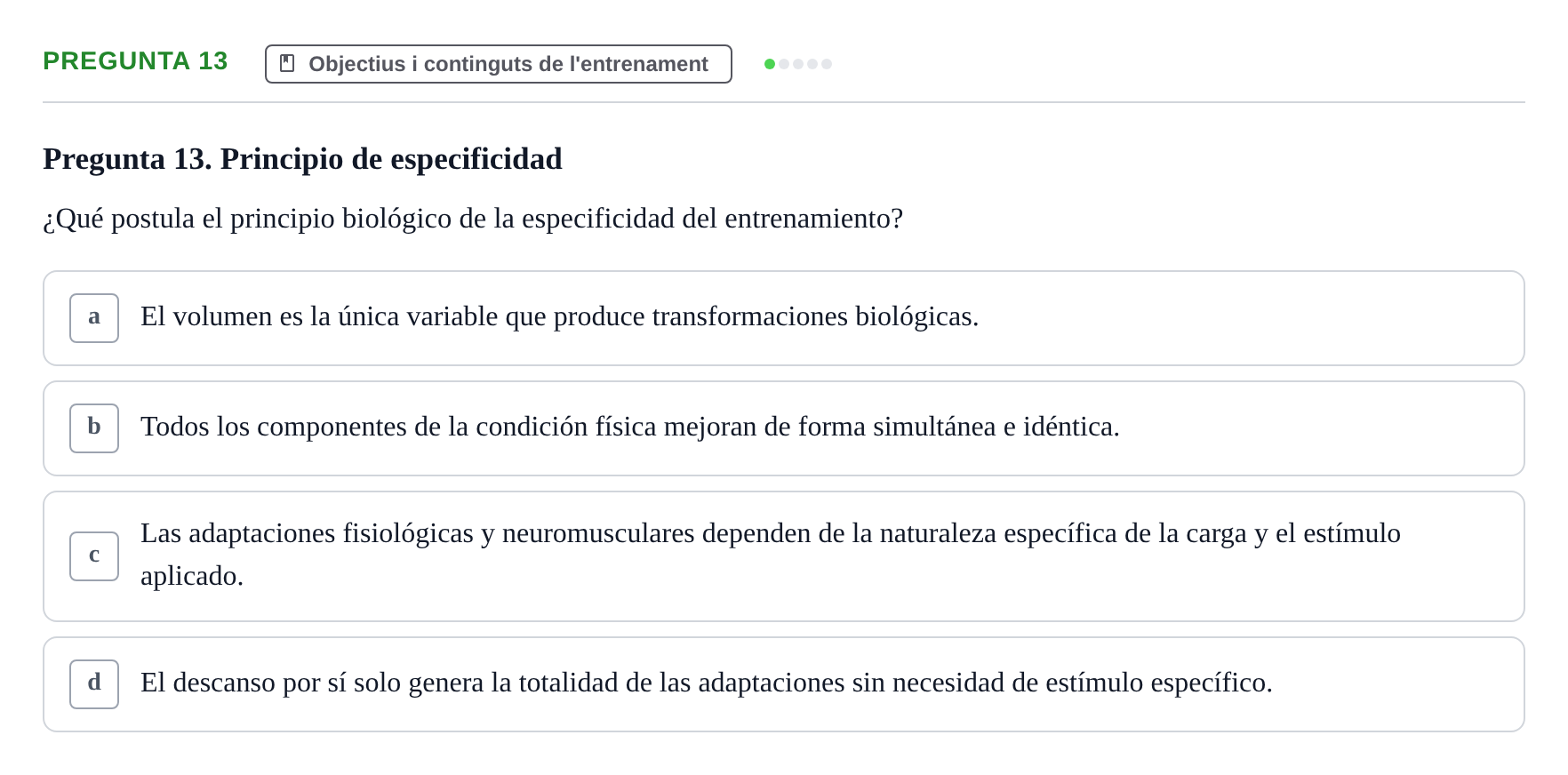 Enunciado: Pregunta 13