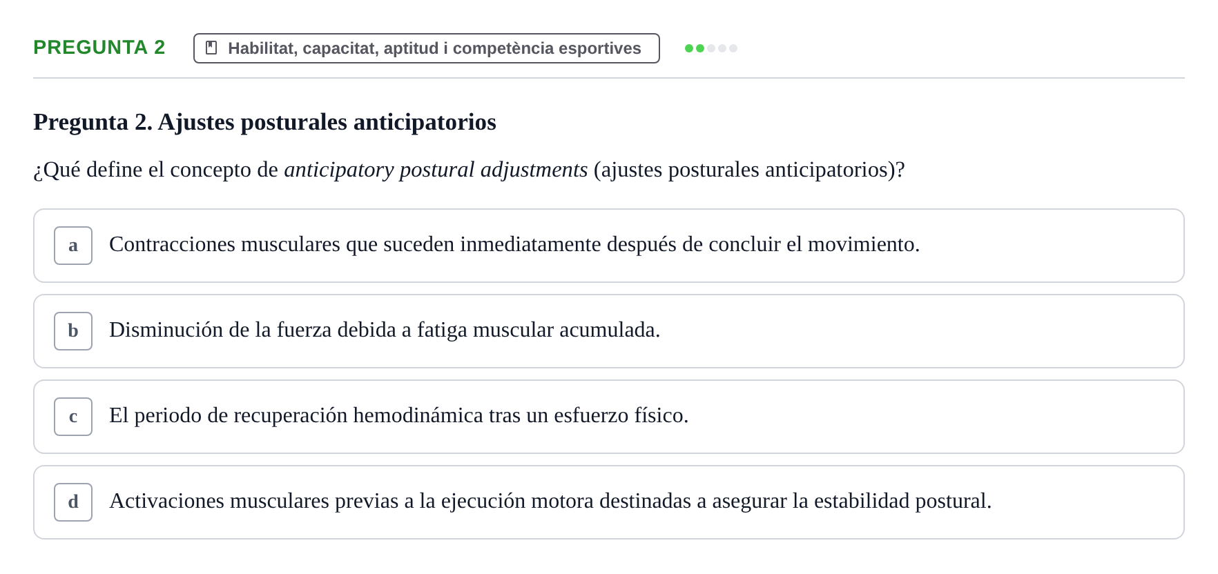 Enunciado: Pregunta 2