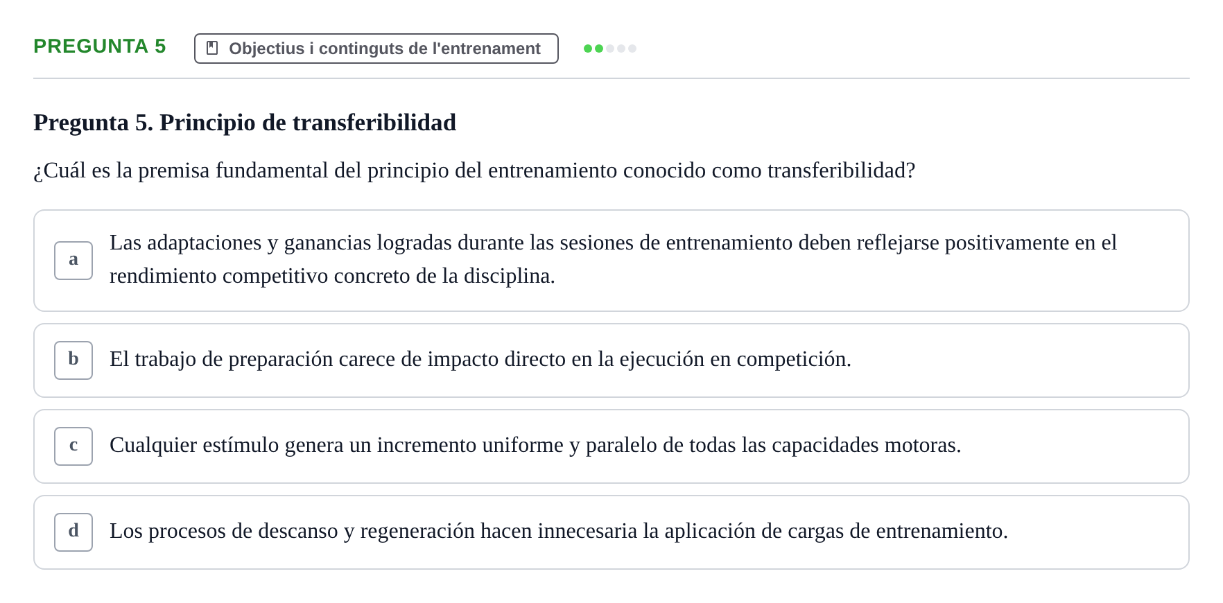 Enunciado: Pregunta 5