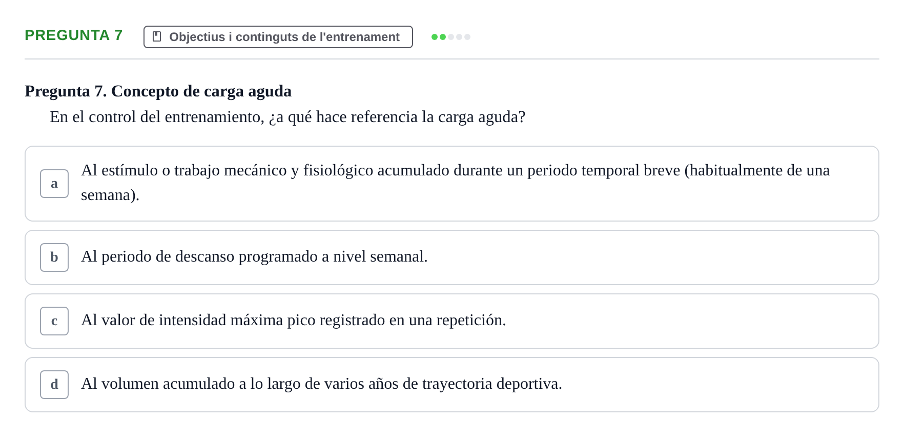Enunciado: Pregunta 7