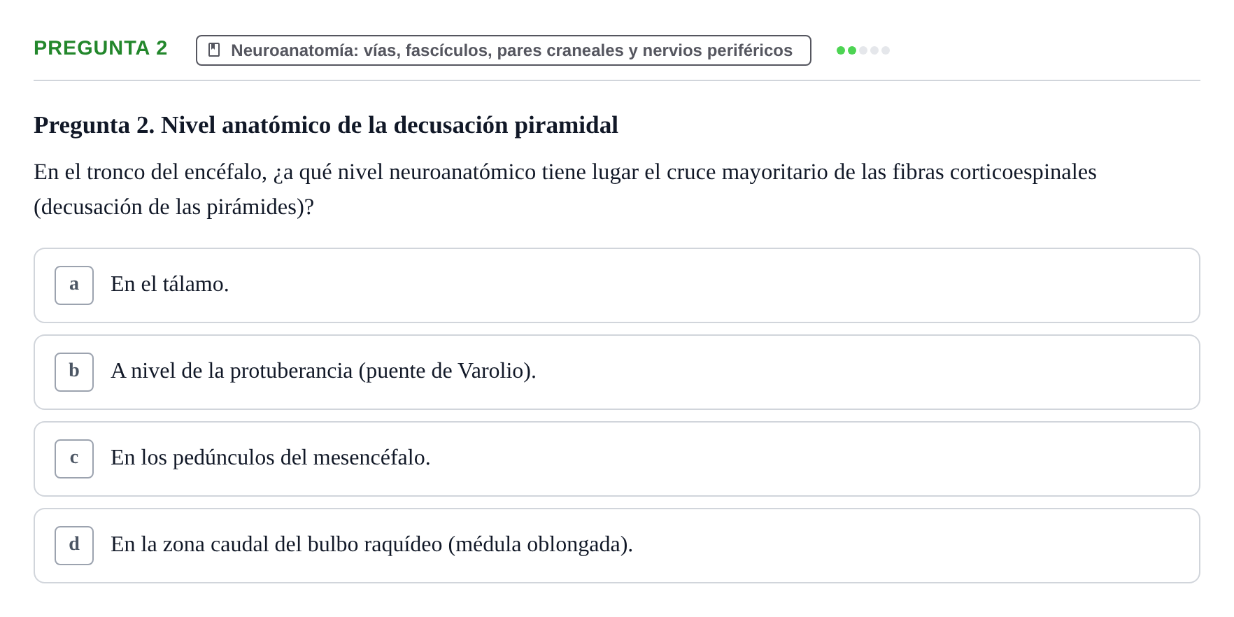 Enunciado: Pregunta 2