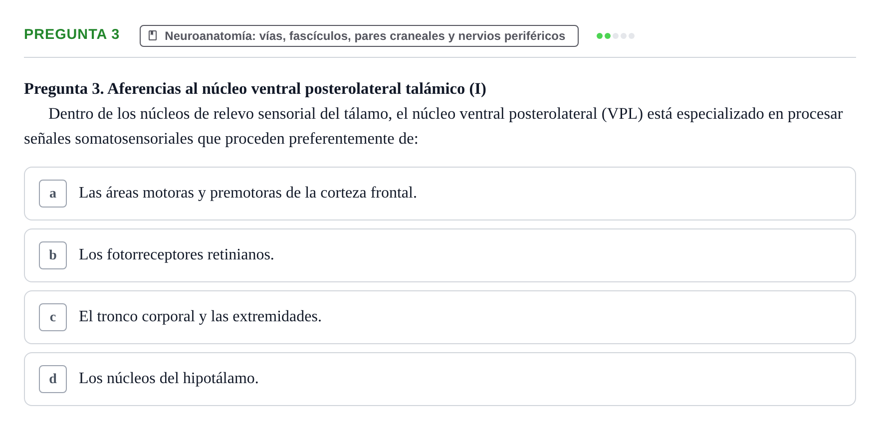 Enunciado: Pregunta 3