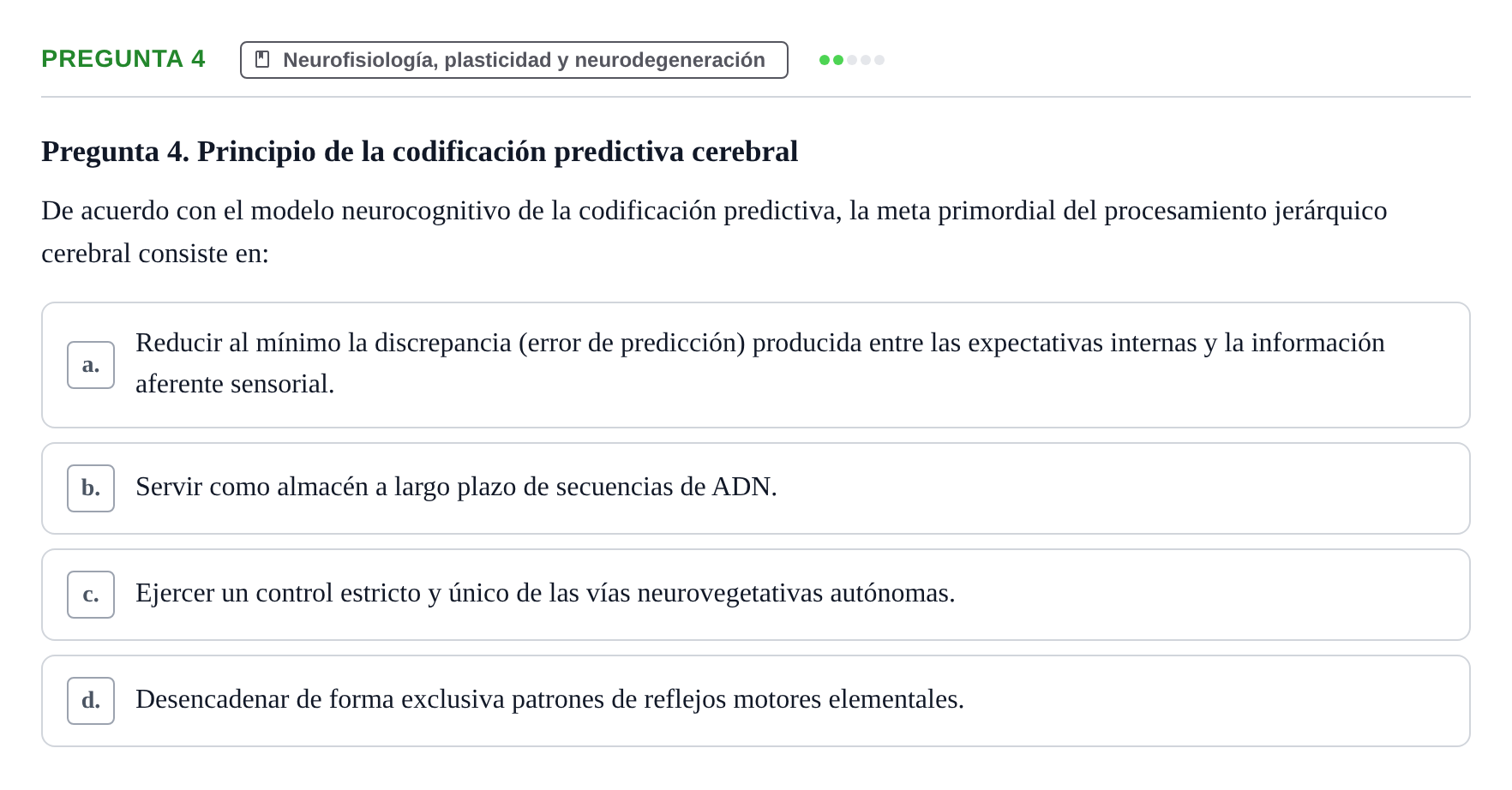 Enunciado: Pregunta 4