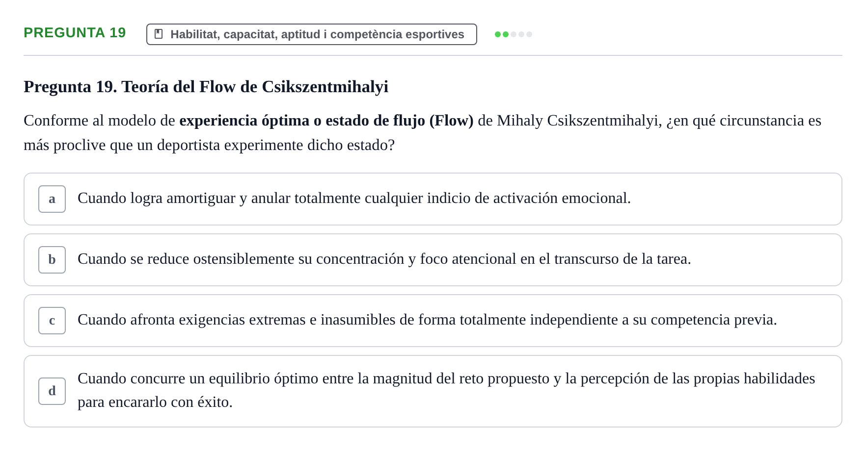 Enunciado: Pregunta 19