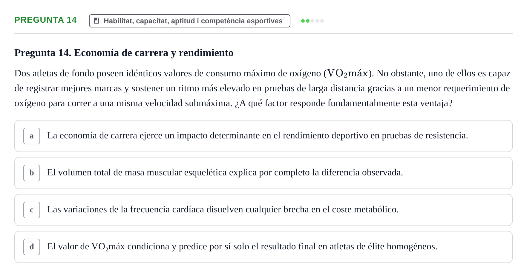 Enunciado: Pregunta 14