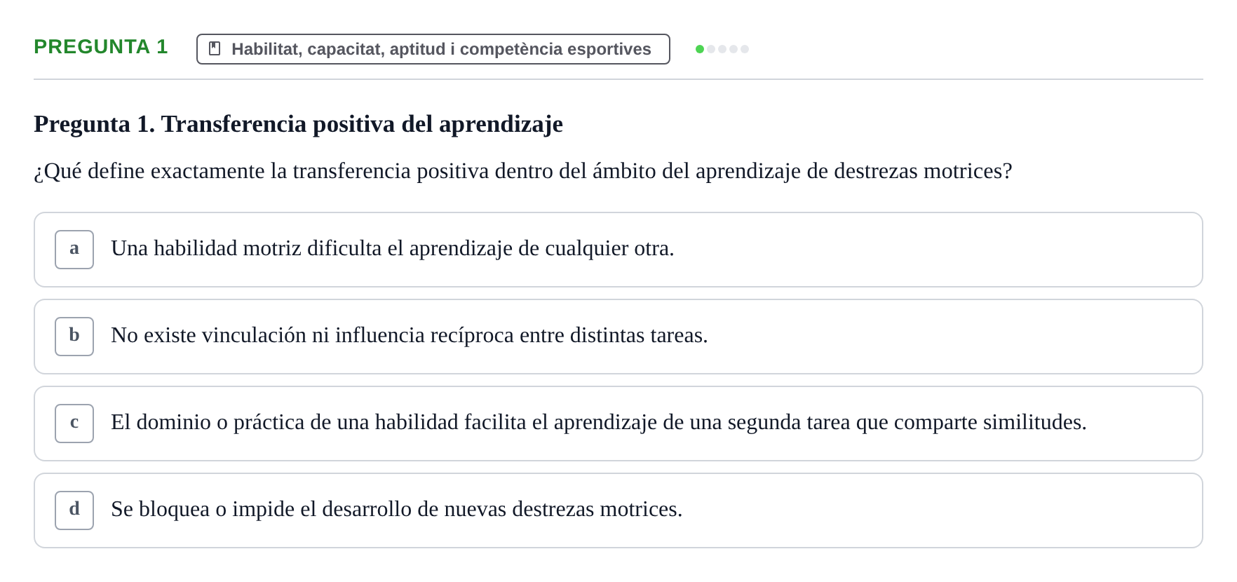 Enunciado: Pregunta 1