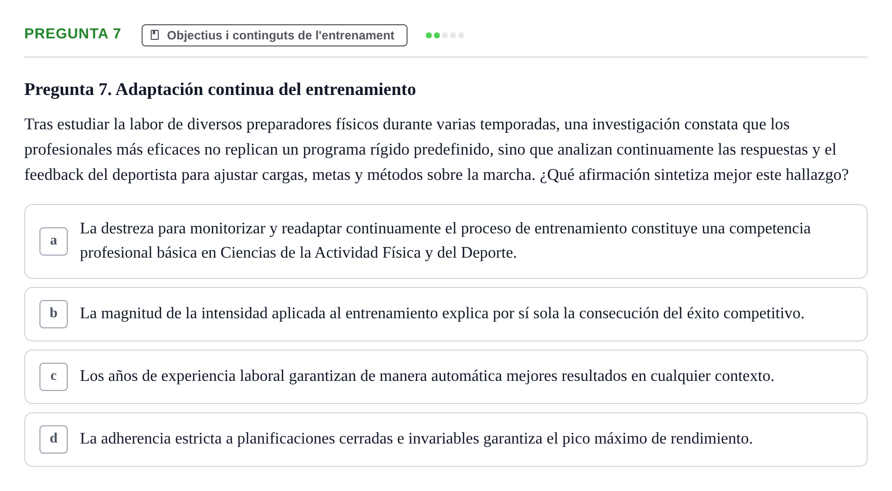 Enunciado: Pregunta 7