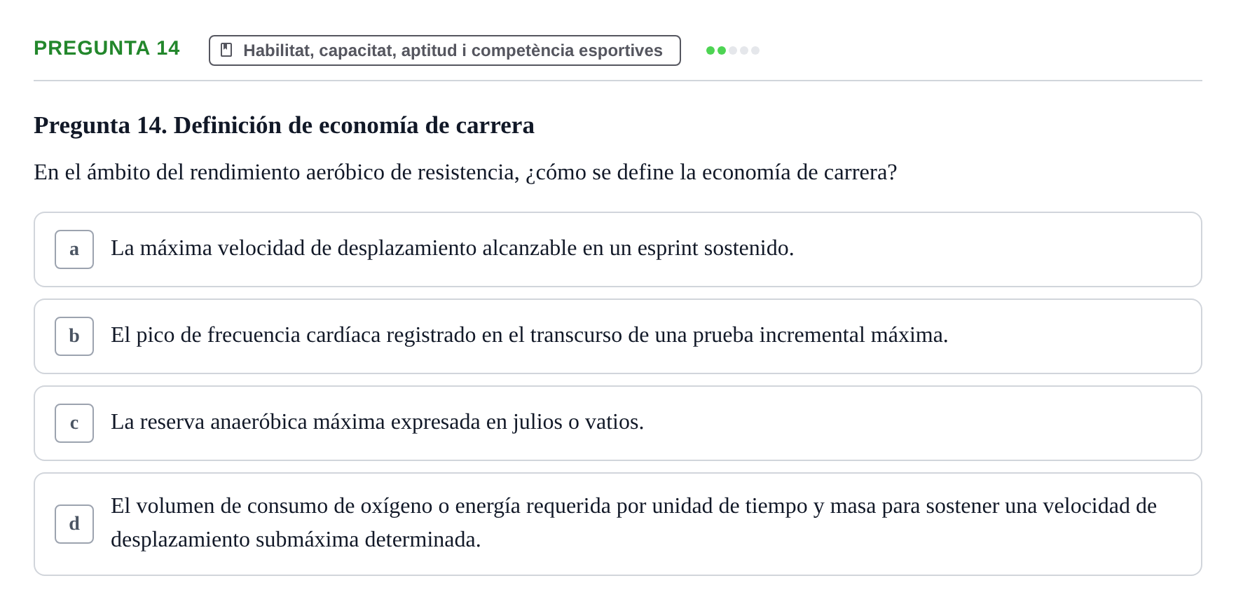 Enunciado: Pregunta 14