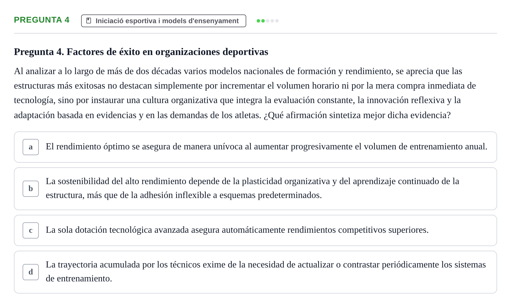 Enunciado: Pregunta 4