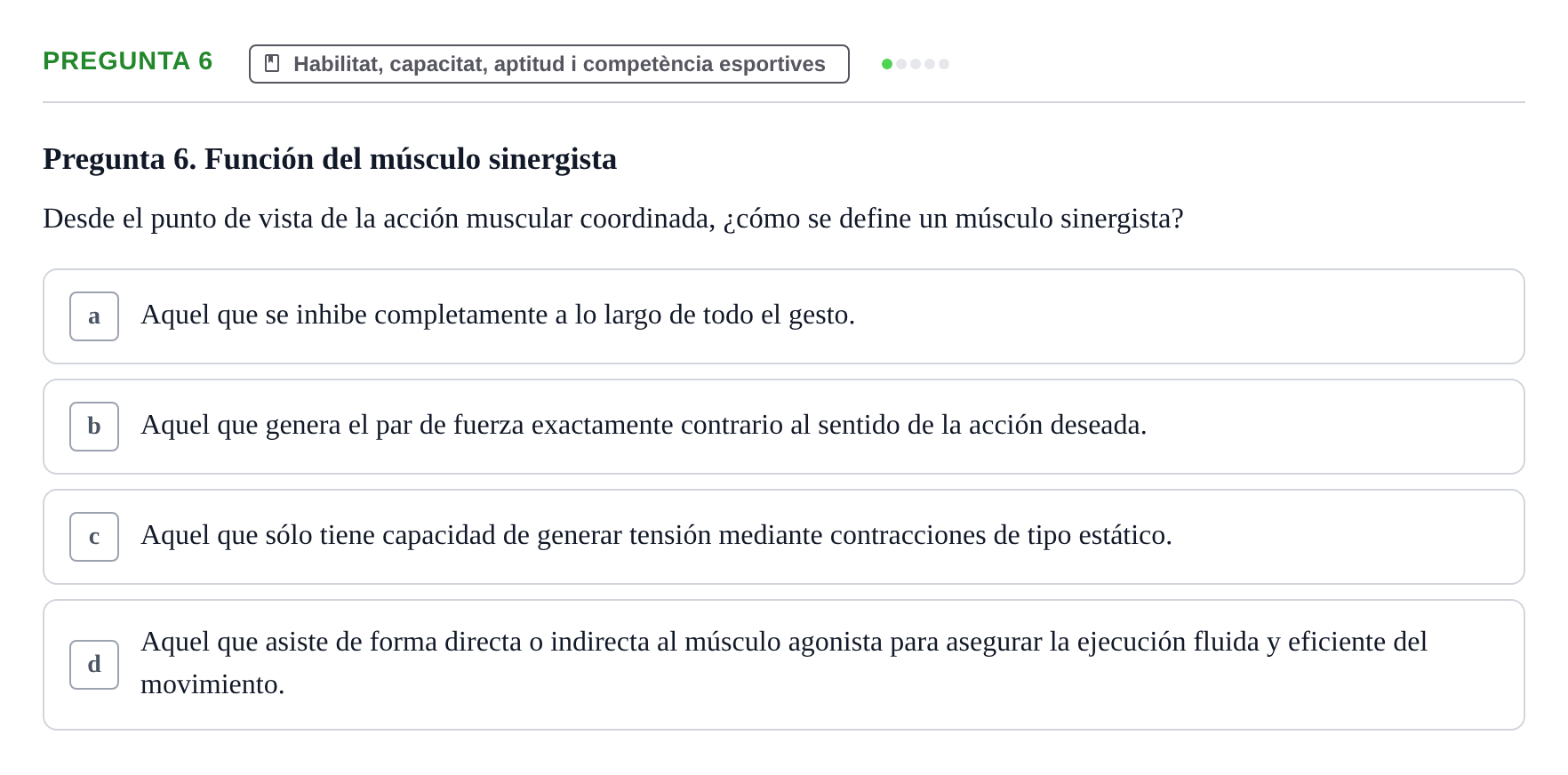 Enunciado: Pregunta 6