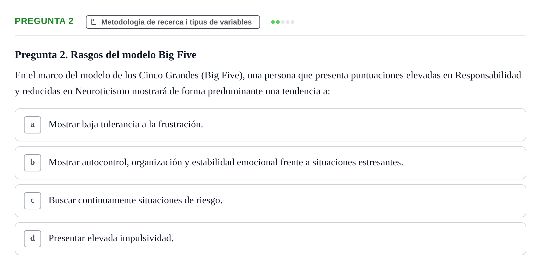 Enunciado: Pregunta 2