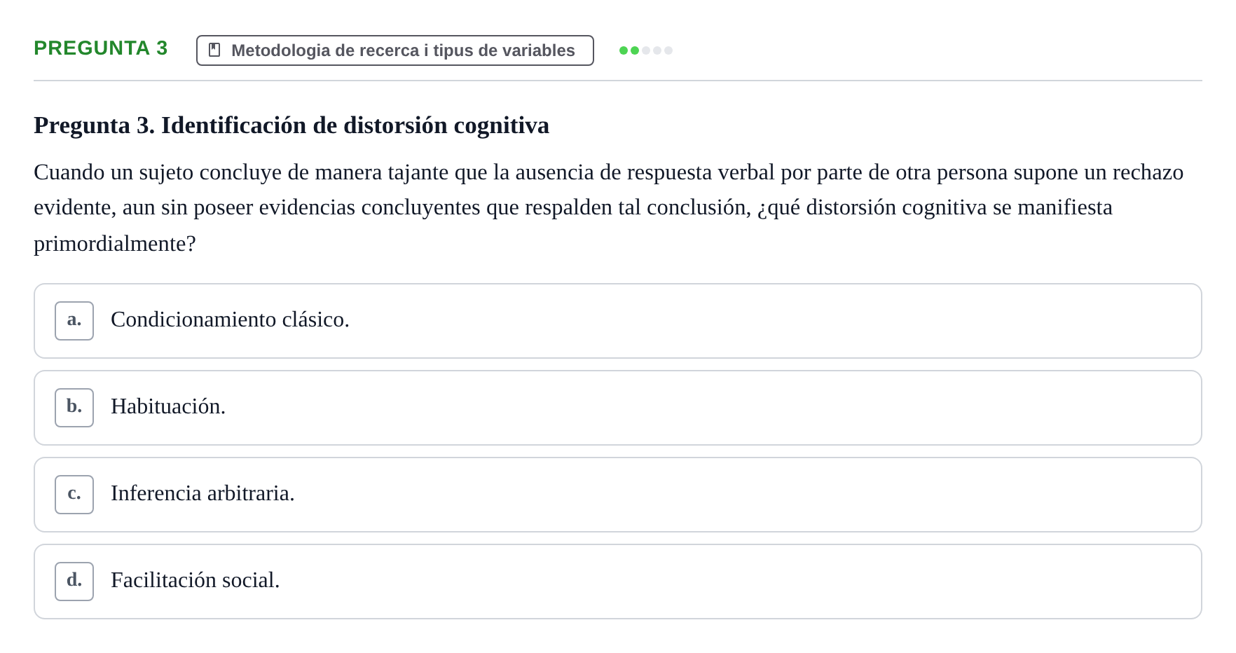 Enunciado: Pregunta 3