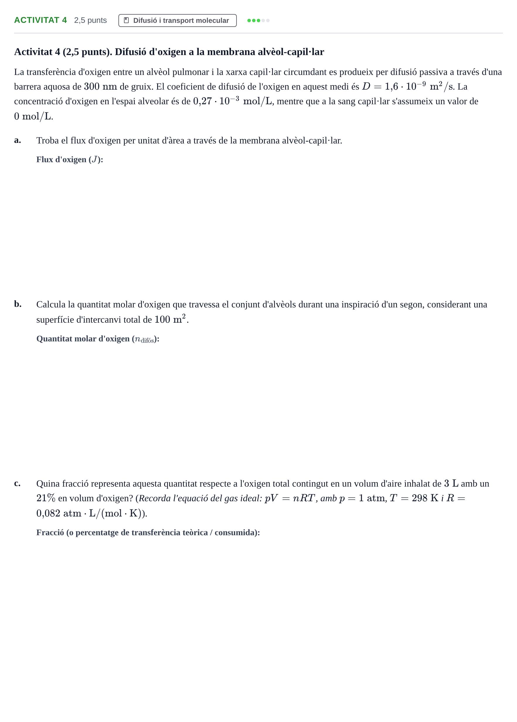 Enunciado: Ejercicio Activitat 4 · Física UAB 2019