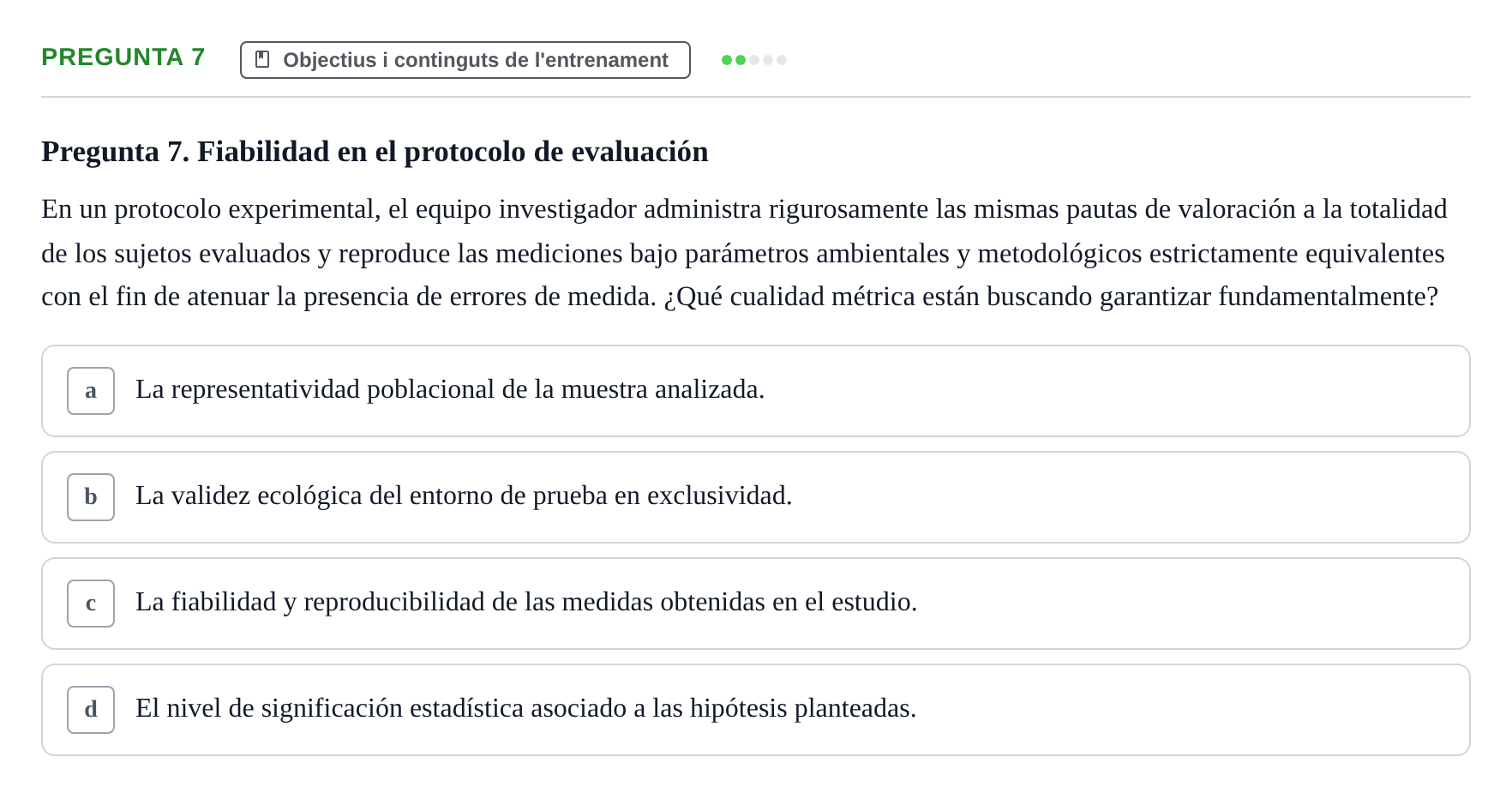 Enunciado: Pregunta 7